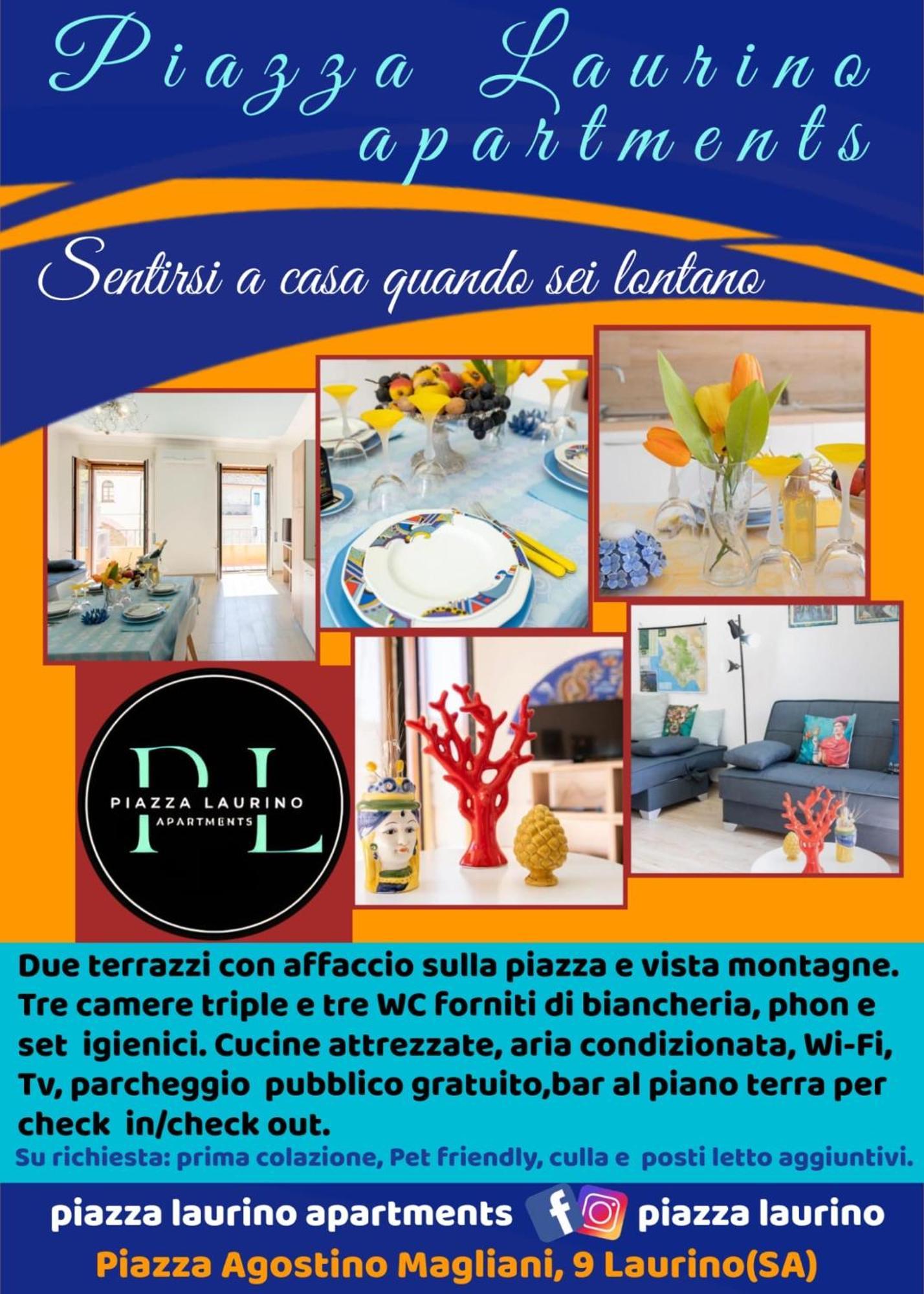 Piazza Laurino Apartments Basic Excursions Alto Cilento Cammino Giubilare Di Santelena Exteriér fotografie